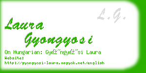 laura gyongyosi business card